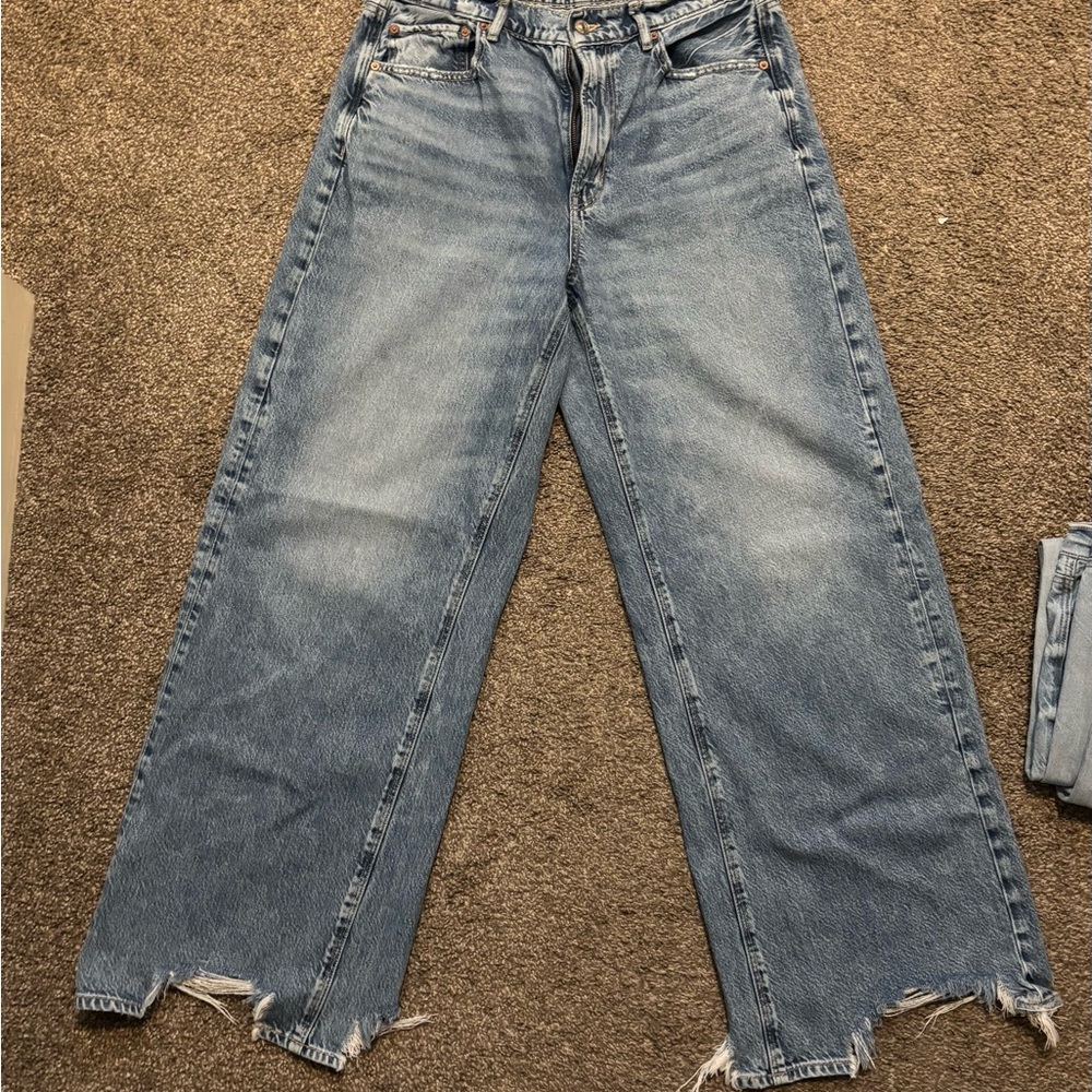 American Eagle Outfitters Light Blue Flare Jeans